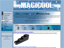 Tablet Screenshot of magicool.biz